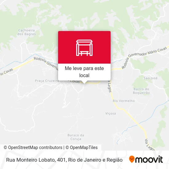Rua Monteiro Lobato, 401 mapa