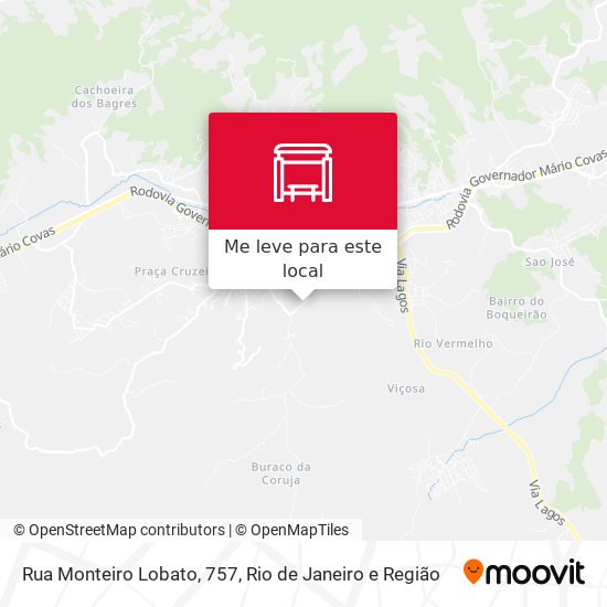 Rua Monteiro Lobato, 757 mapa