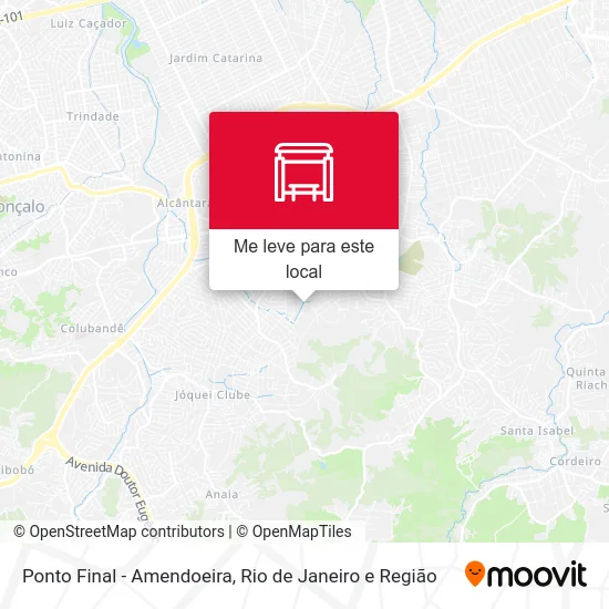 Ponto Final - Amendoeira mapa