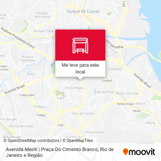 Avenida Meriti | Praça Do Cimento Branco mapa