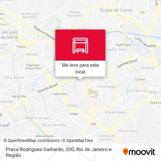 Praca Rodrigues Galhardo, 200 mapa