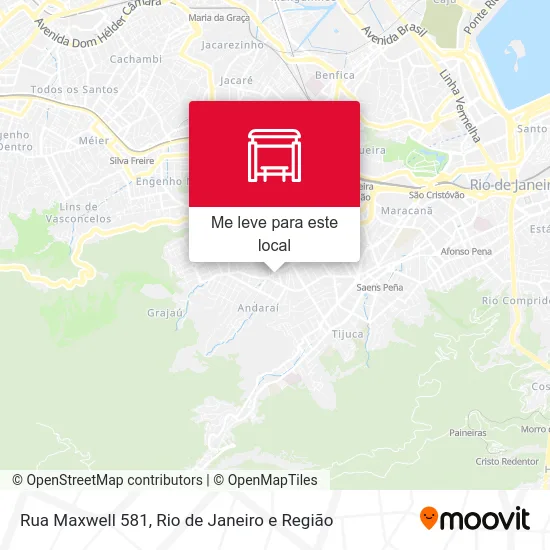Rua Maxwell 581 mapa
