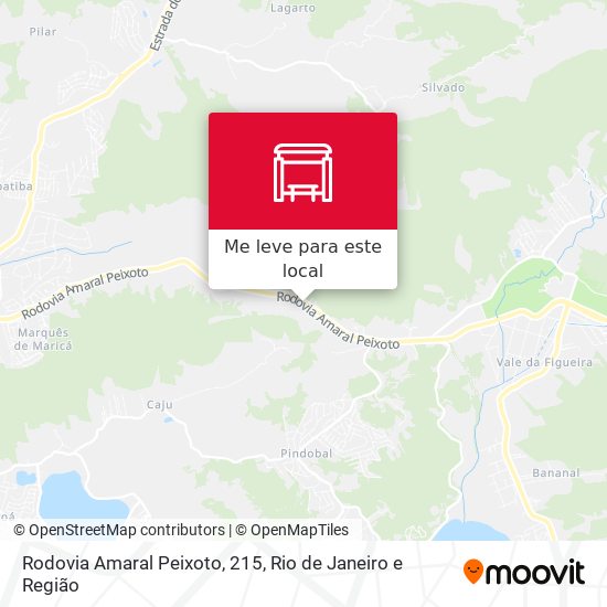 Rodovia Amaral Peixoto, 215 mapa