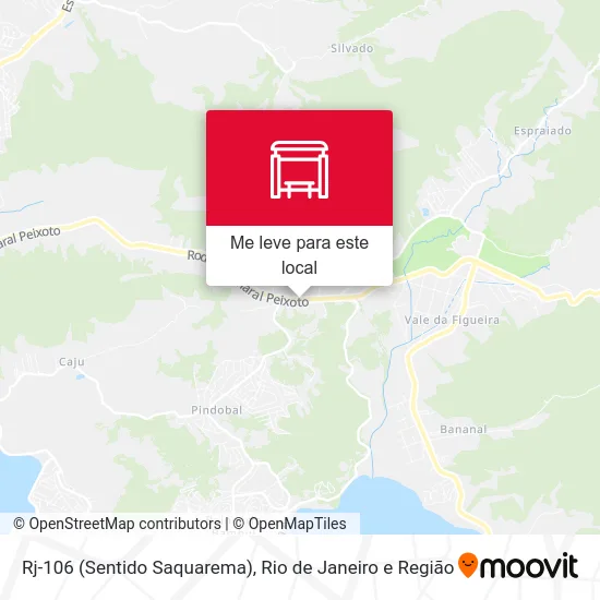 Rj-106 (Sentido Saquarema) mapa