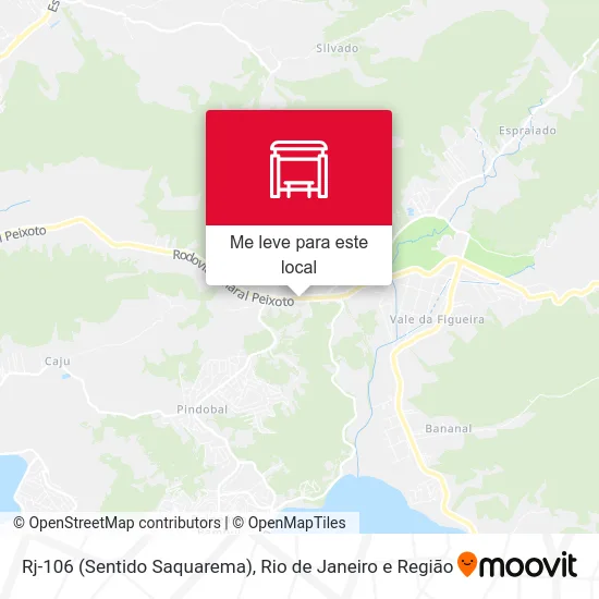 Rj-106 (Sentido Saquarema) mapa