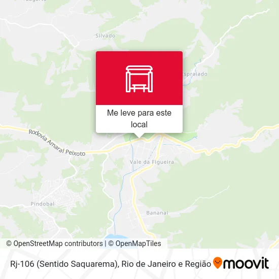 Rj-106 (Sentido Saquarema) mapa