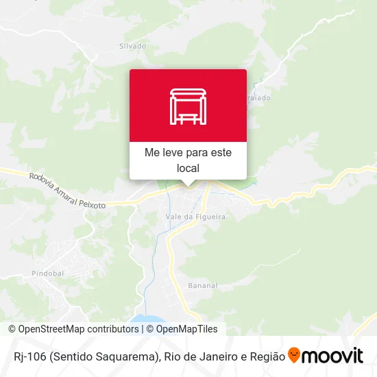 Rj-106 (Sentido Saquarema) mapa