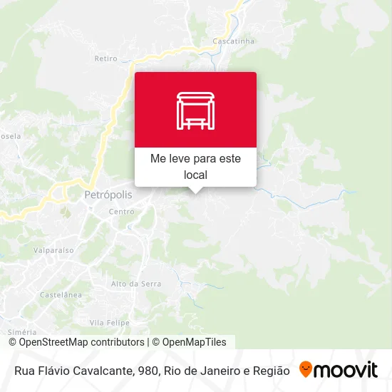 Rua Flávio Cavalcante, 980 mapa