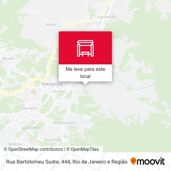 Rua Bartolomeu Sudre, 444 mapa