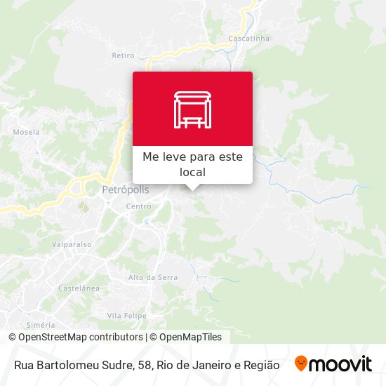 Rua Bartolomeu Sudre, 58 mapa