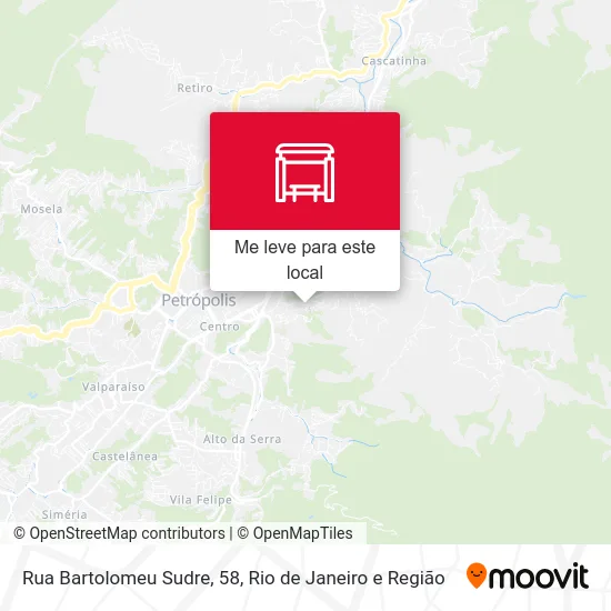 Rua Bartolomeu Sudre, 58 mapa