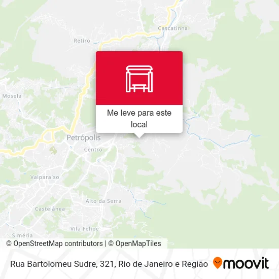 Rua Bartolomeu Sudre, 321 mapa