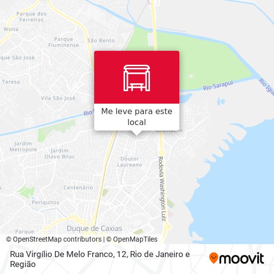 Rua Virgílio De Melo Franco, 12 mapa