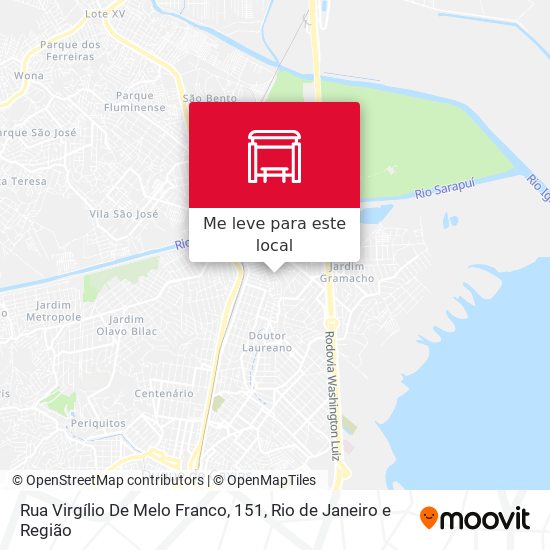 Rua Virgílio De Melo Franco, 151 mapa