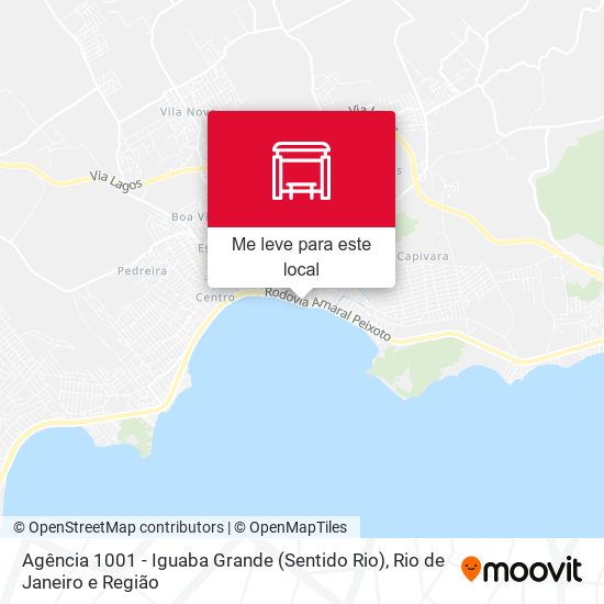 Agência 1001 - Iguaba Grande (Sentido Rio) mapa