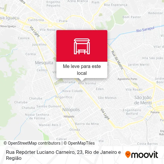 Rua Repórter Luciano Carneiro, 23 mapa