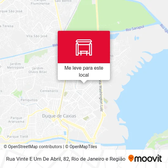 Rua Vinte E Um De Abril, 82 mapa