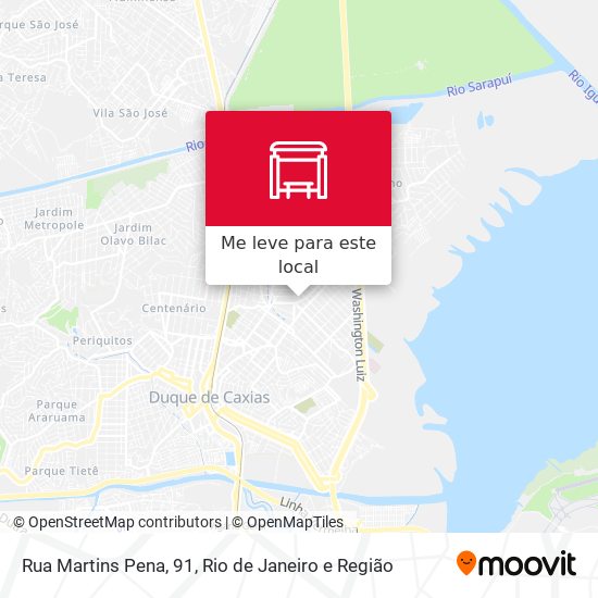Rua Martins Pena, 91 mapa