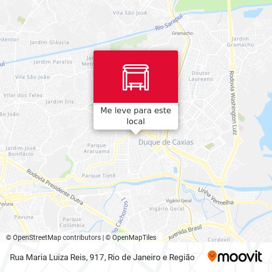 Rua Maria Luiza Reis, 917 mapa