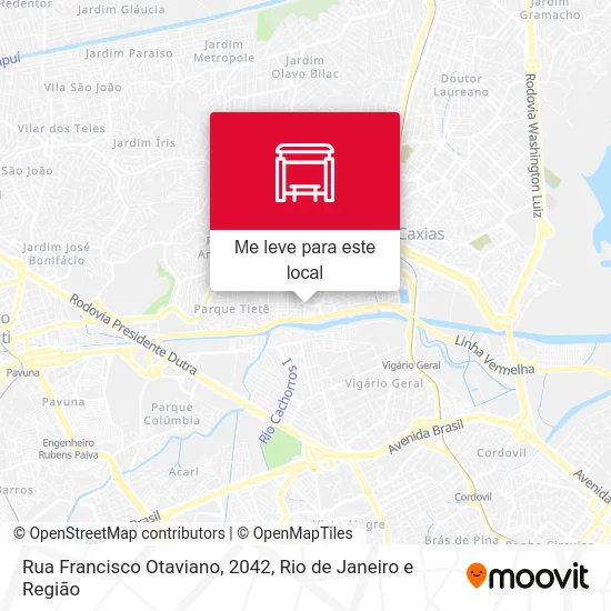 Rua Francisco Otaviano, 2042 mapa