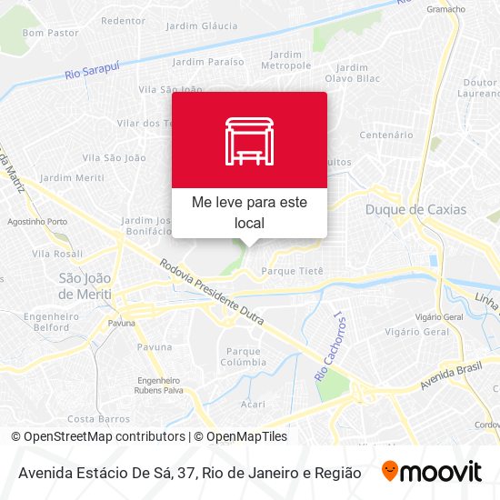 Avenida Estácio De Sá, 37 mapa