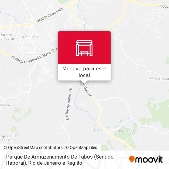 Parque De Armazenamento De Tubos (Sentido Itaboraí) mapa