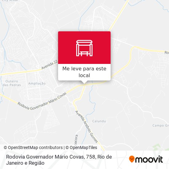 Rodovia Governador Mário Covas, 758 mapa