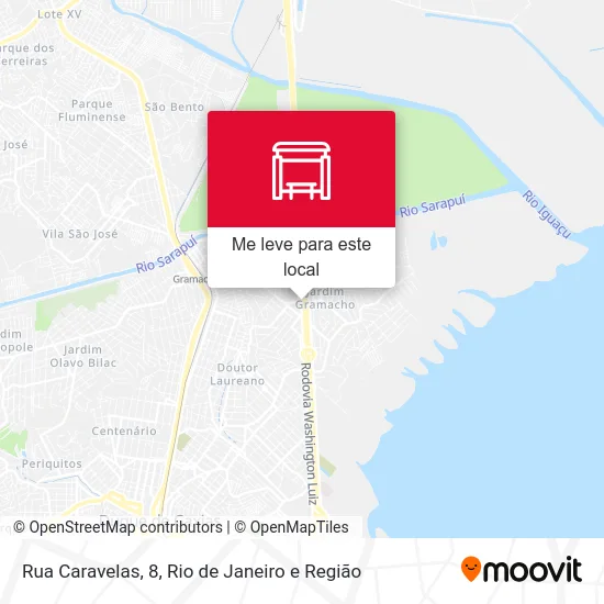 Rua Caravelas, 8 mapa