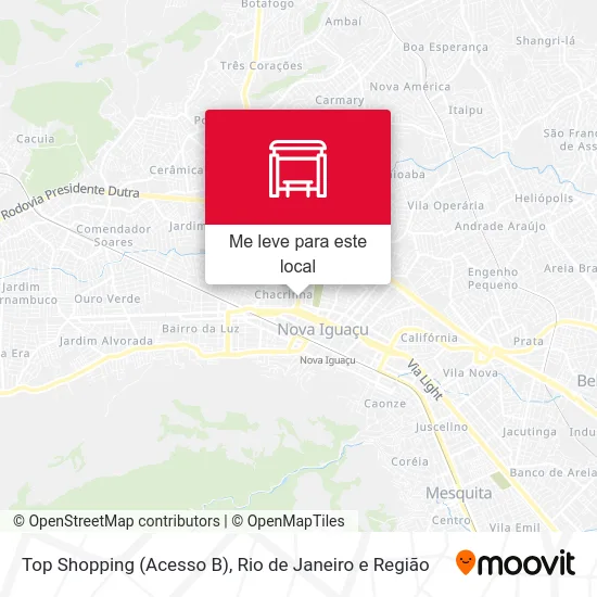 Top Shopping (Acesso B) mapa