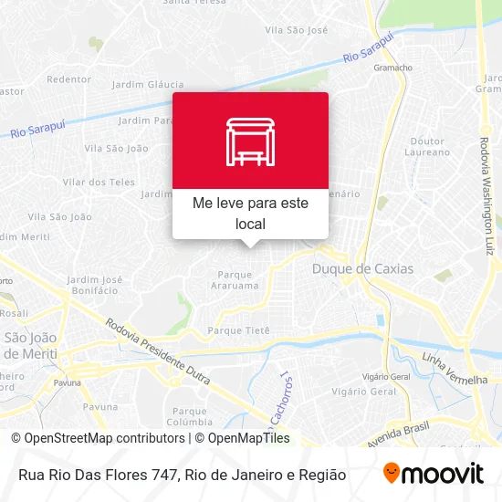 Rua Rio Das Flores 747 mapa