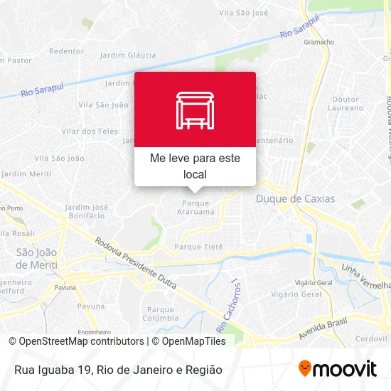 Rua Iguaba 19 mapa