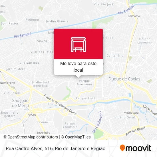 Rua Castro Alves, 516 mapa