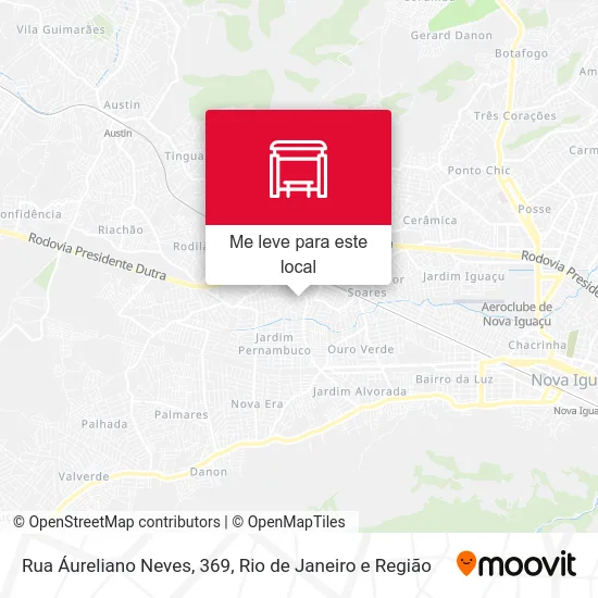 Rua Áureliano Neves, 369 mapa