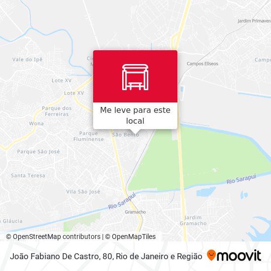 João Fabiano De Castro, 80 mapa