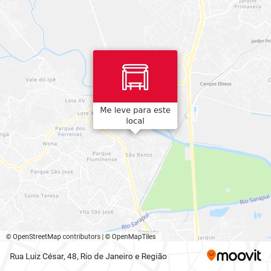 Rua Luiz César, 48 mapa