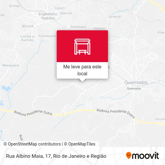 Rua Albino Maia, 17 mapa