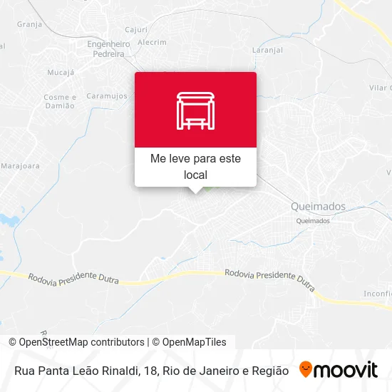 Rua Panta Leão Rinaldi, 18 mapa