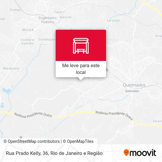 Rua Prado Kelly, 36 mapa
