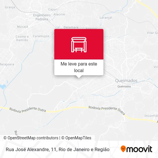 Rua José Alexandre, 11 mapa