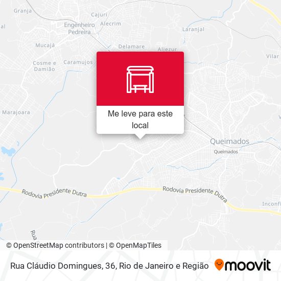 Rua Cláudio Domingues, 36 mapa
