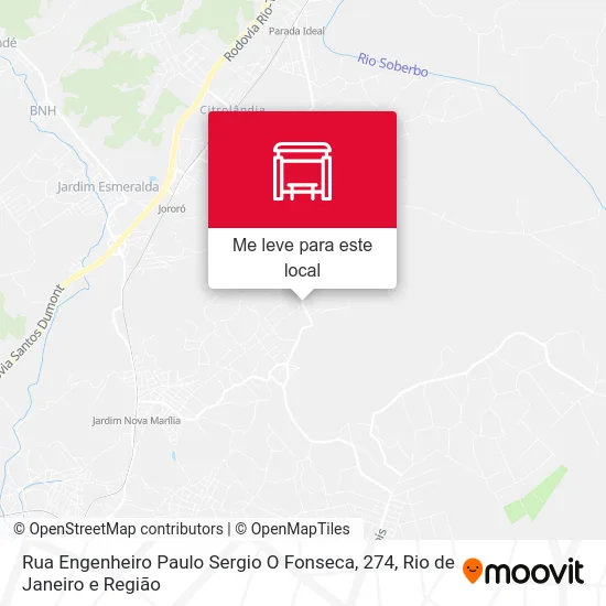 Rua Engenheiro Paulo Sergio O Fonseca, 274 mapa