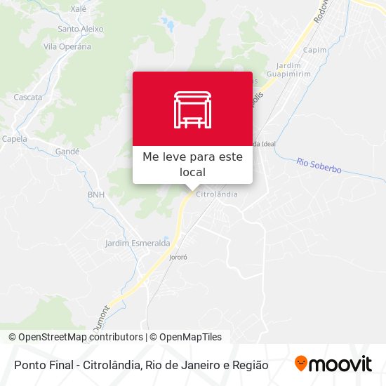 Ponto Final - Citrolândia mapa
