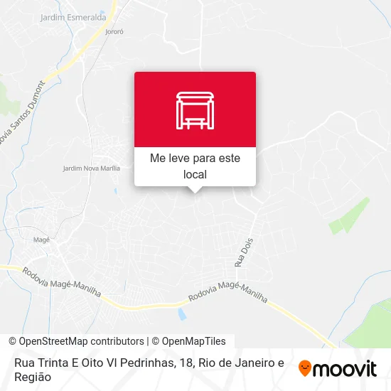 Rua Trinta E Oito Vl Pedrinhas, 18 mapa