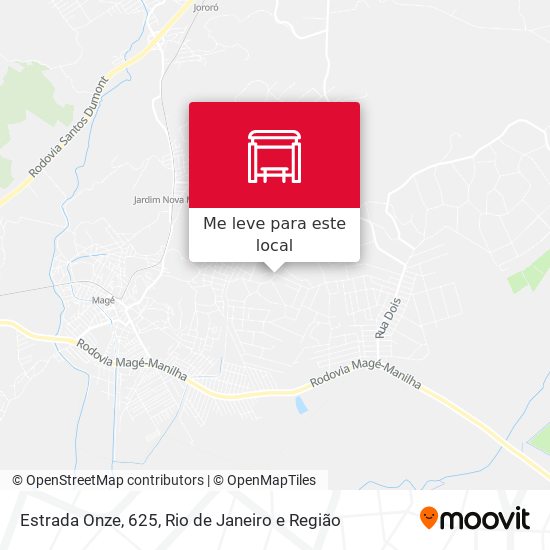 Estrada Onze, 625 mapa