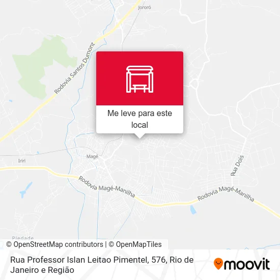 Rua Professor Islan Leitao Pimentel, 576 mapa