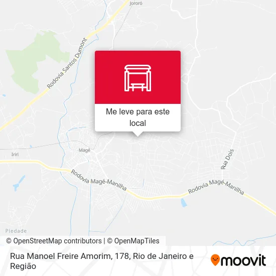 Rua Manoel Freire Amorim, 178 mapa