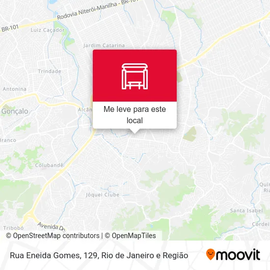 Rua Eneida Gomes, 129 mapa