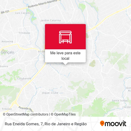 Rua Eneida Gomes, 7 mapa