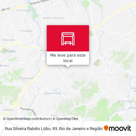 Rua Silveira Rabêlo Lôbo, 89 mapa