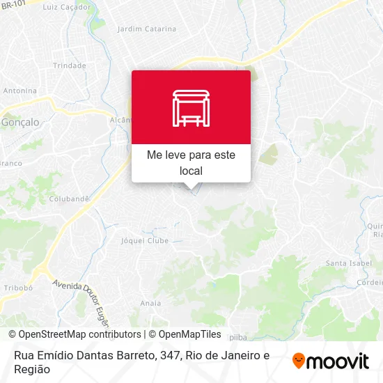 Rua Emídio Dantas Barreto, 347 mapa